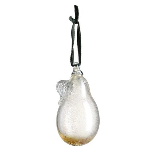 Pear Christmas Decoration - Gold - Image 2