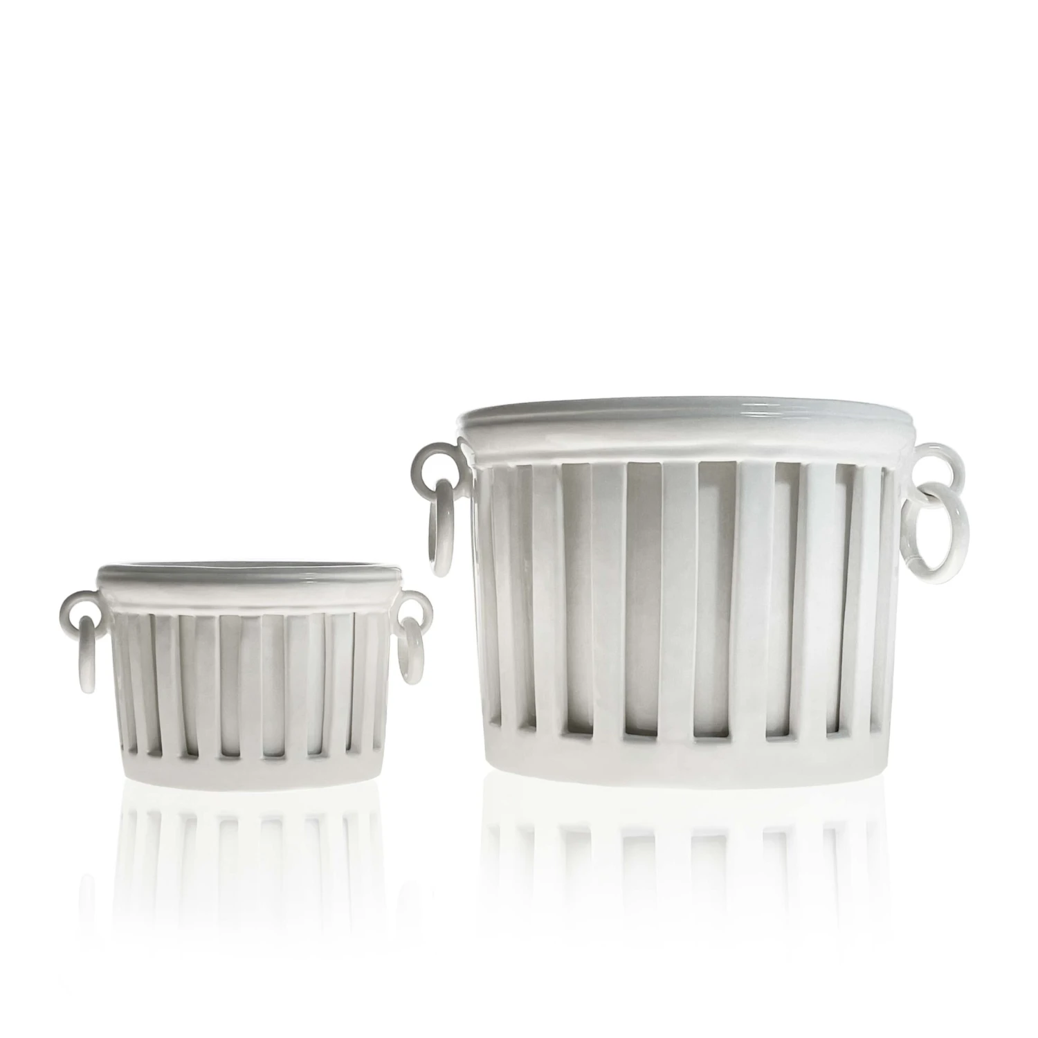 Empire Ceramic Planter With Insert - Image 2