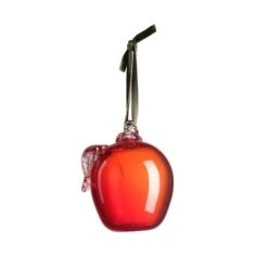 Apple Christmas Decoration - Red
