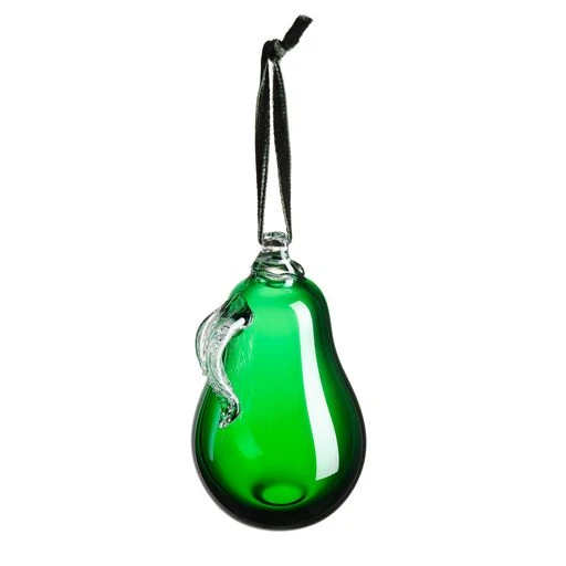 Pear Christmas Decoration - Green