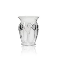 Dot Vase In Clear