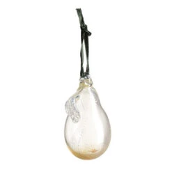 Pear Christmas Decoration - Gold