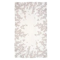 Almond Blossom Border Linen Table Cloth