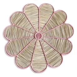 Conchita Woven Placemat - Rose Pink