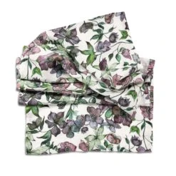 Hellebore Linen Table Runner
