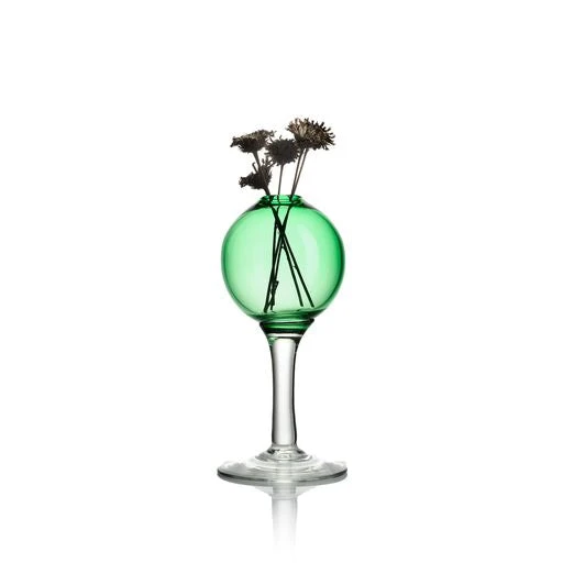 Bauble Bud Vase With Stem - Green - Image 2