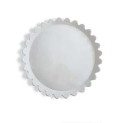 Daisy Dinner Plate - White