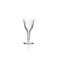 Engraved French Crystal Aperitif Glasses