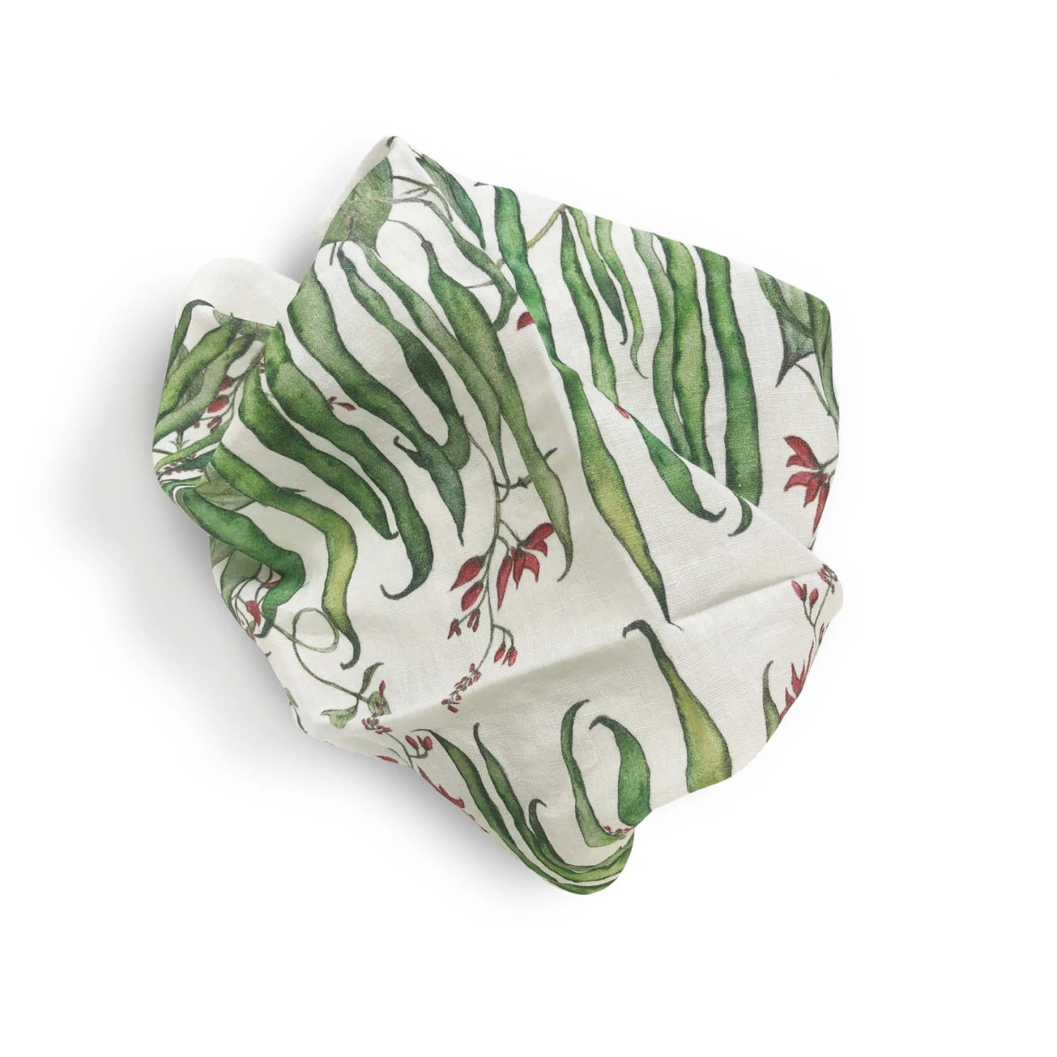 Bean Flower Linen Napkin - Image 2