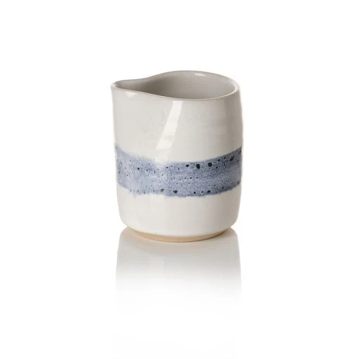 Small Milk Jug With Blue Stripe - Image 2