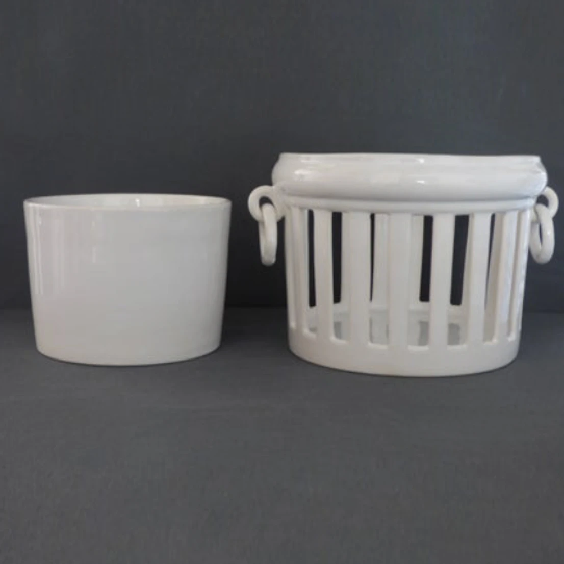 Empire Ceramic Planter With Insert - Image 6
