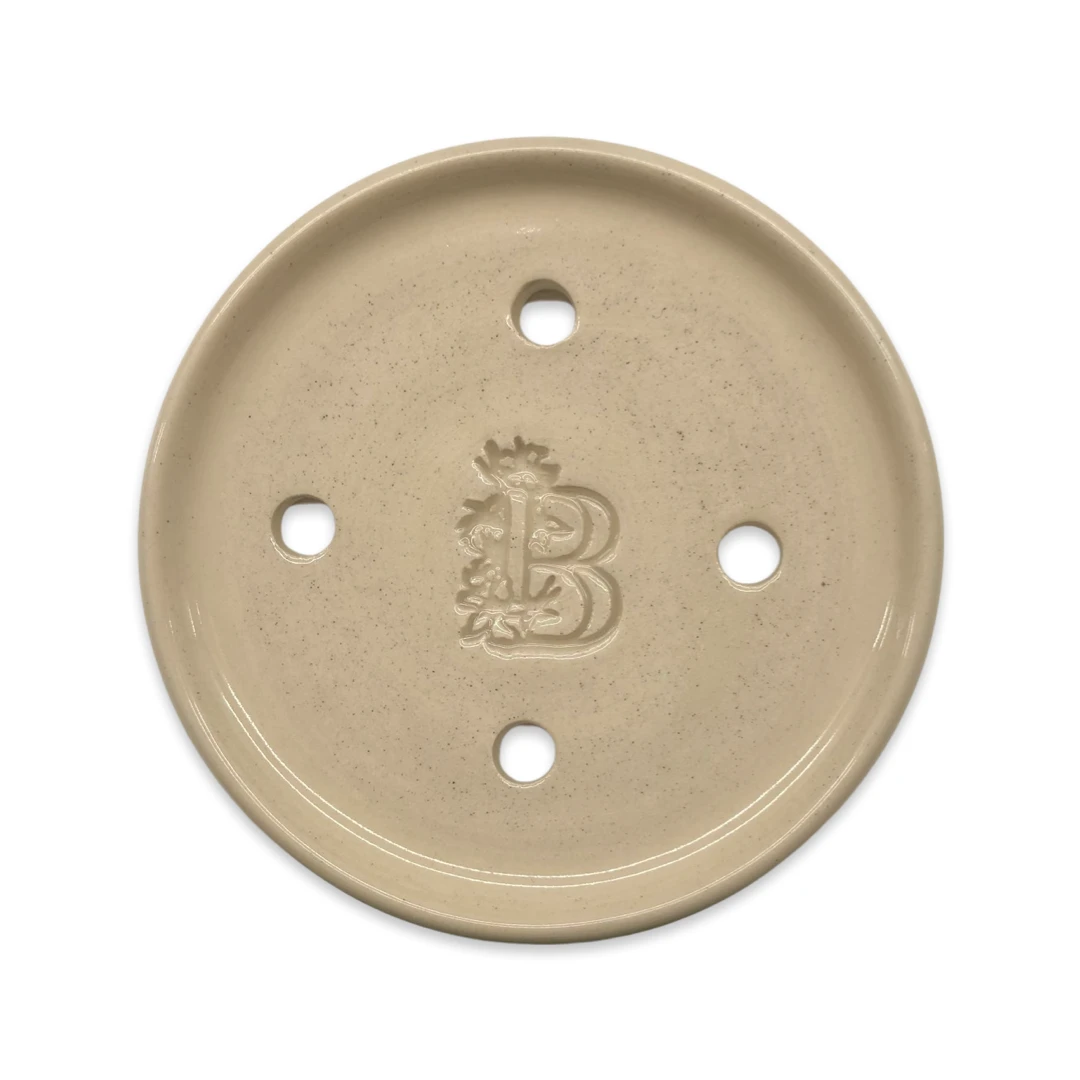 Ceramic Soap Dish In Stone