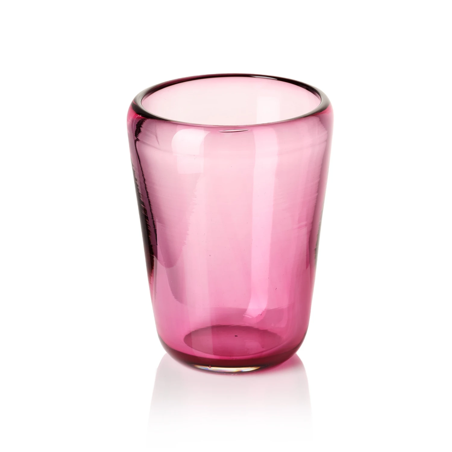 Thyme Hand Blown Water Glass In Ruby - Image 2