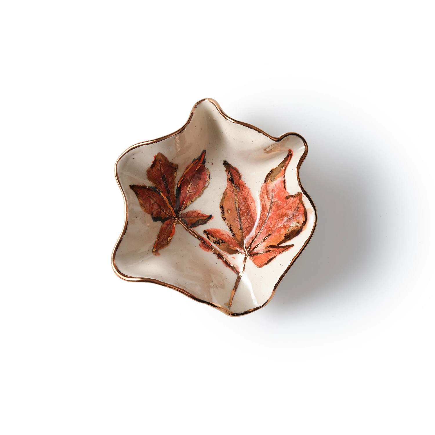 Extra Small Hand Painted Horse Chestnut Bowl