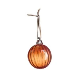 Optic Glass Bauble - Red