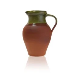 Medium Farmhouse Water Jug In Green