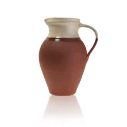 Medium Farmhouse Water Jug In White