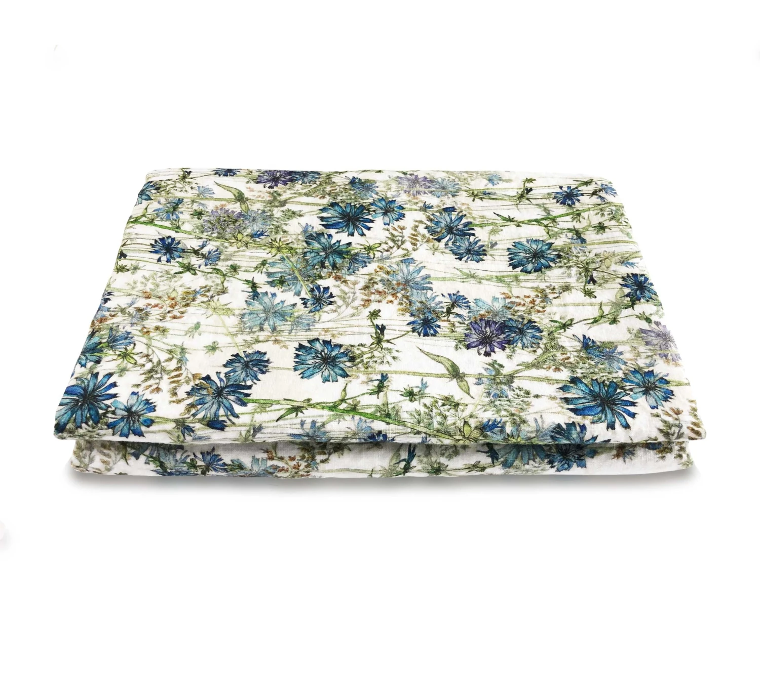Wild Chicory Linen Table Cloth - Image 2