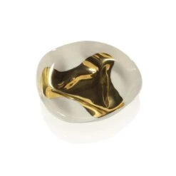 Wobbly Bowl With Shiny Gold