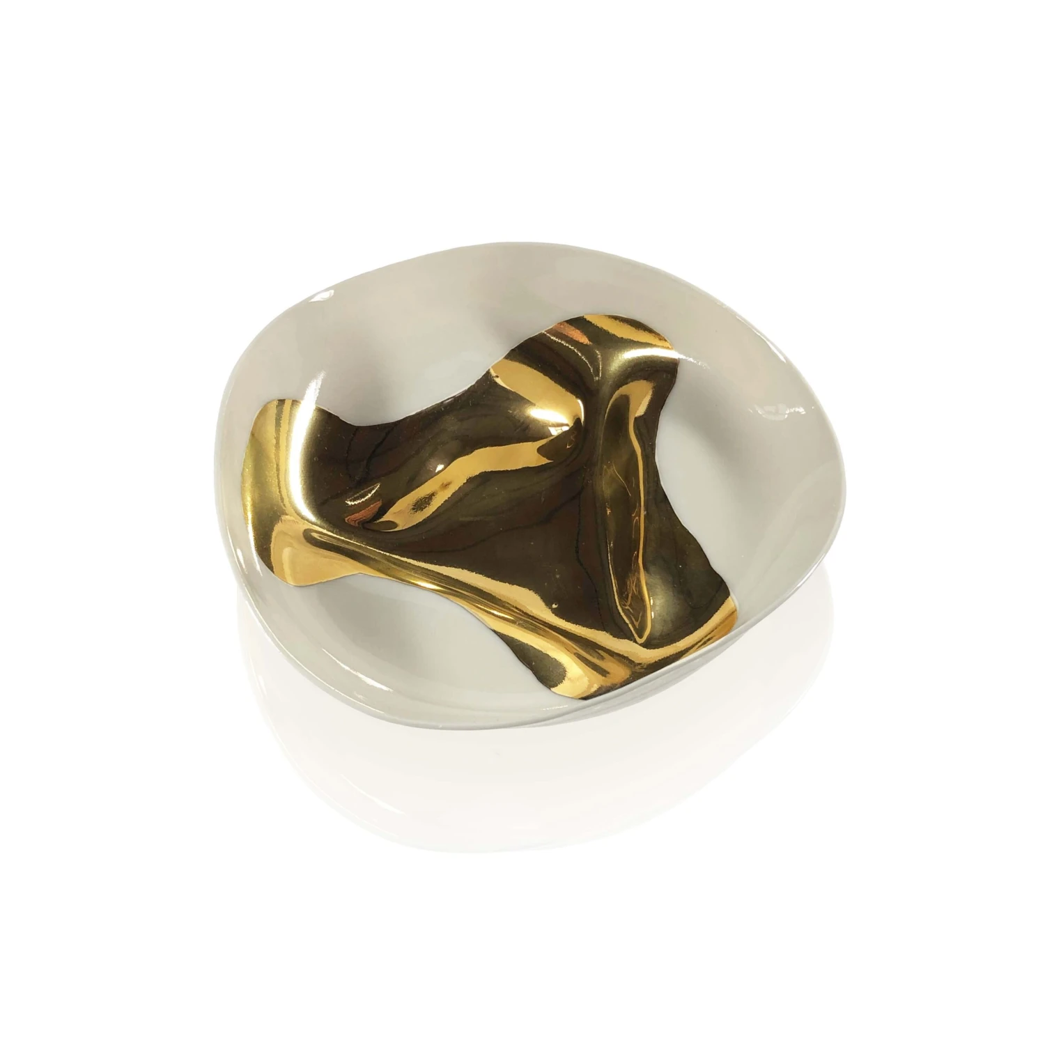 Wobbly Bowl With Shiny Gold