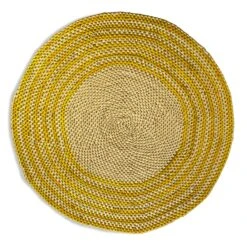 Sunshine Woven Straw Placemat