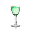 Apple Bud Vase With Stem - Green