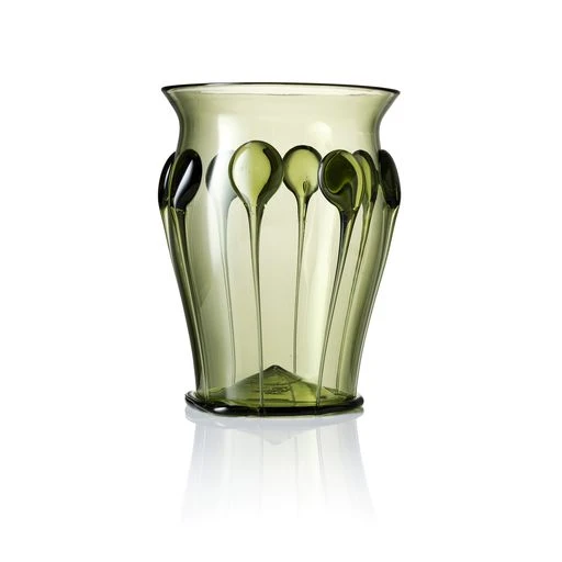 Dot Vase In Green