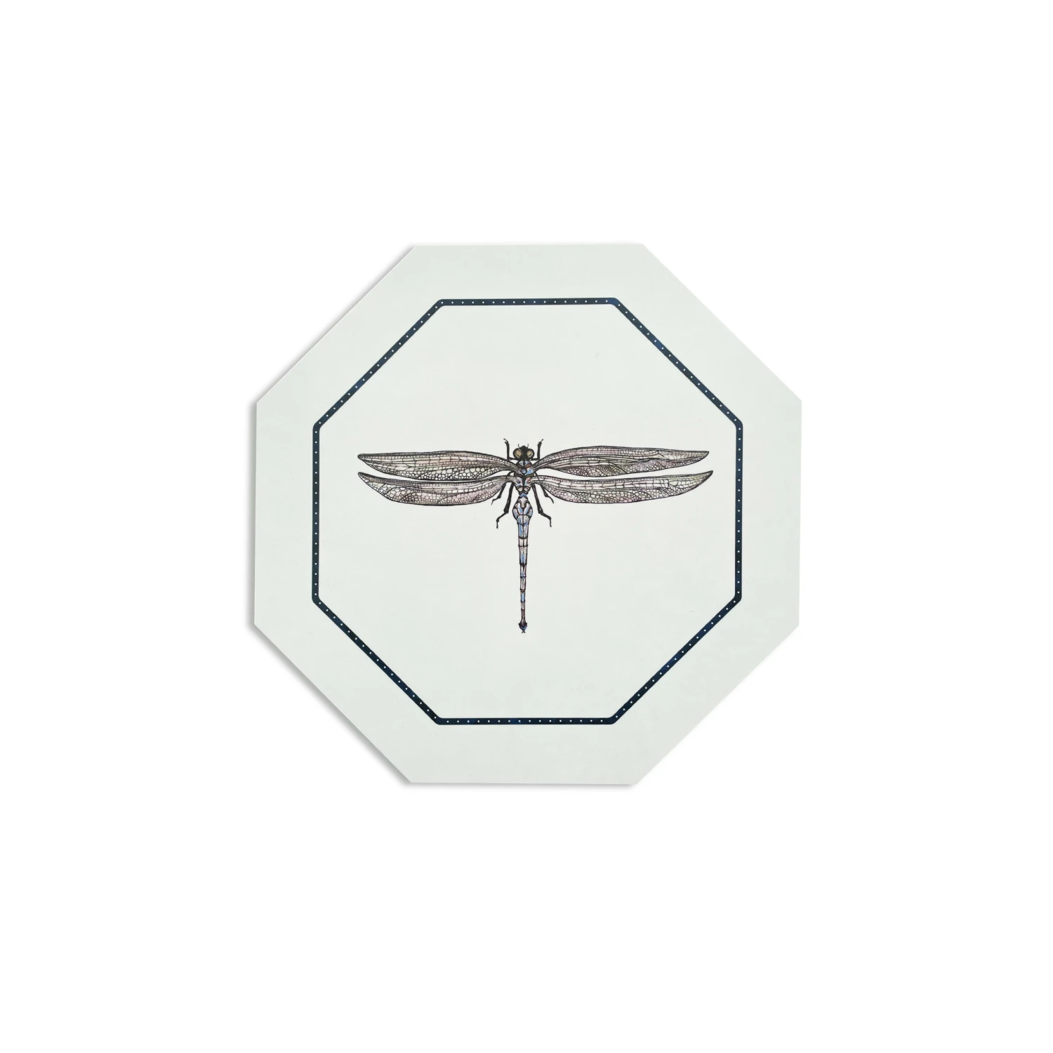 Dragonfly Hexagon Coaster