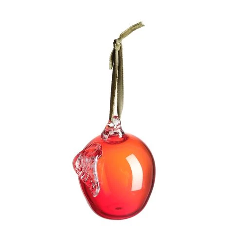 Apple Christmas Decoration - Red - Image 2